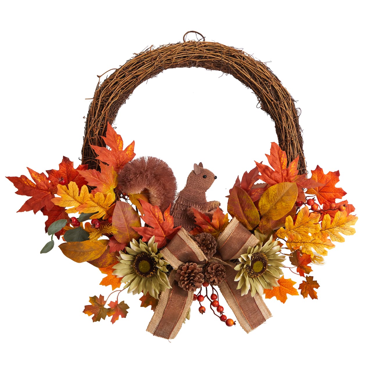 26" Fall Harvest with Bunny Autumn Wreath